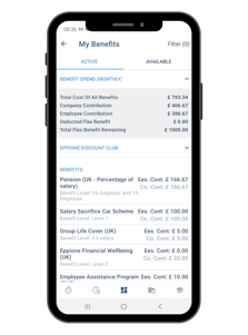 Mobile Benefits Dashboard